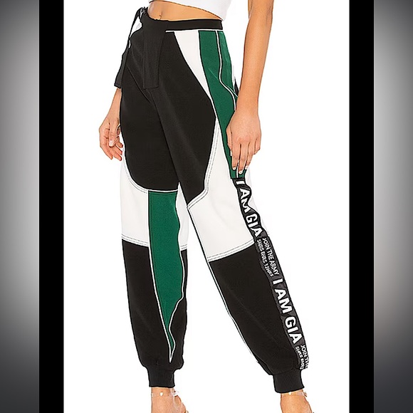 NWT I Am Gia Electra Pants as seen on Hailey Baldwin Bieber - Picture 5 of 16